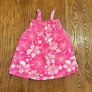 1989 Place Pink Floral Kids Dress